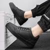 Men Flat Low Top Walking Shoes Fashion Casual Sneakers Tennis Shoe Lace Up Comfort Slip On Student White Slate Shoe Road Running