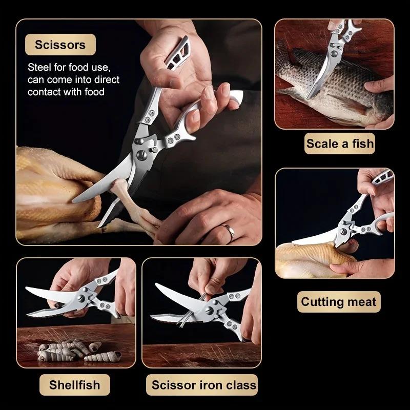 Huhn Küche Schere Multifunktionale Moderne Utensilien Knochen Ente Fleisch Fisch Schneiden Messer Essentials Messer Zubehör Esszimmer