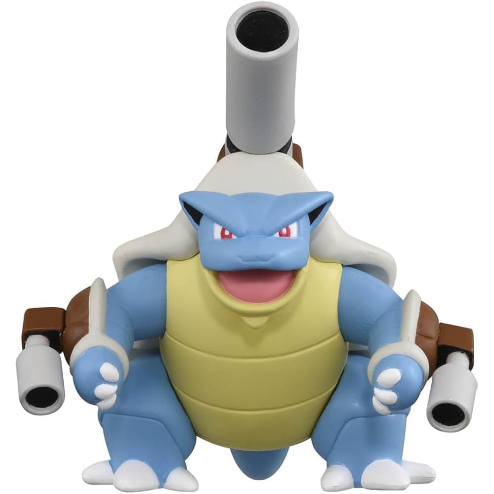 Pokmon Moncolle Mega Blastoise Collectible Figure 6 inches Tall Action Toy
