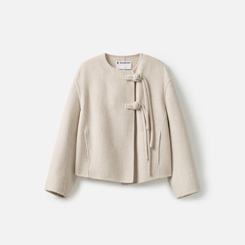 Broadcast Women's New Chinese Style Wool Blend Short Coat