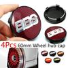 4 buc 60mm Logo BBS Capac Central Butuc Roată Mașină Insignă Emblema Capac pentru Accesorii Decorare Mașină