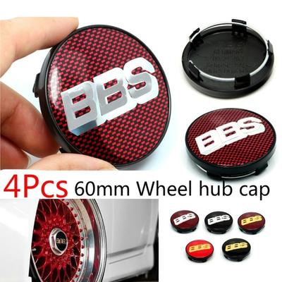 4 buc 60mm Logo BBS Capac Central Butuc Roată Mașină Insignă Emblema Capac pentru Accesorii Decorare Mașină