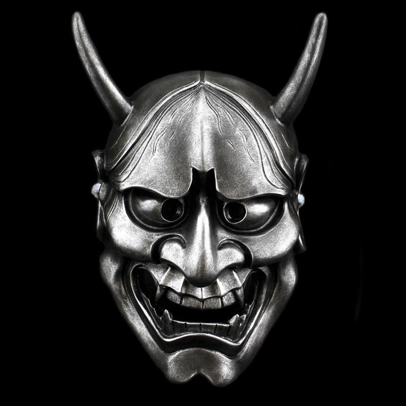 Prajna Japanese Mask Halloween Costume Prop Horror Mask For Party Cosplay And