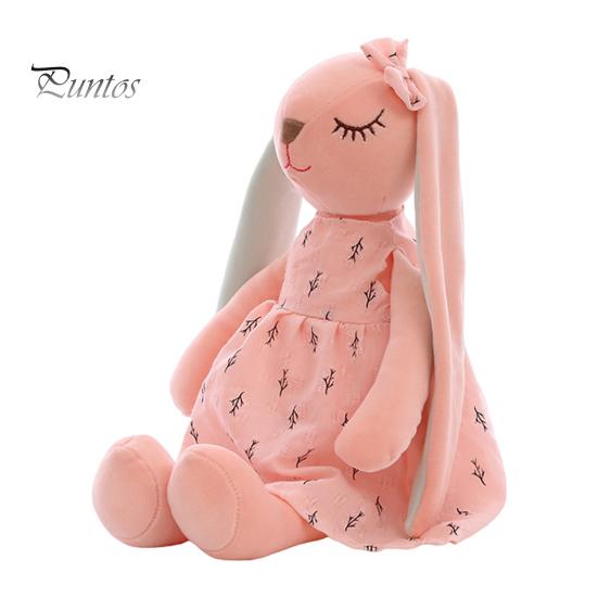 

Пасхальный кролик плюшевая игрушка животное очаровательная кукла кролик пасхальный кролик сувенир весенний праздничный настольный орнамент пасхальные подарки для детей S розовый