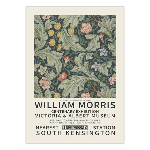 

Уильям Моррис, всемирно известная живопись, художественный постер, Ретро растение, цветок, холст, картина для современного дома, настенное украшение, фреска, изображение 21cm×30cm NoFrame