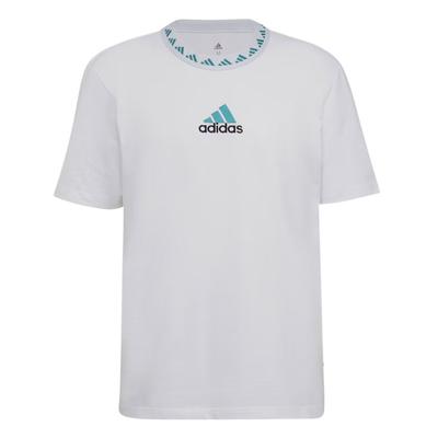 Loose Breathable Round Neck Short Sleeve T-Shirt Men Tops White GR4254