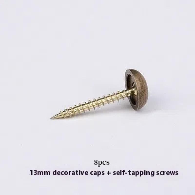 

8 шт. Латунні декоративні цвяхи Дзеркало Рекламна дошка Кришка Заглушка Саморіз 9/12/13/15 мм