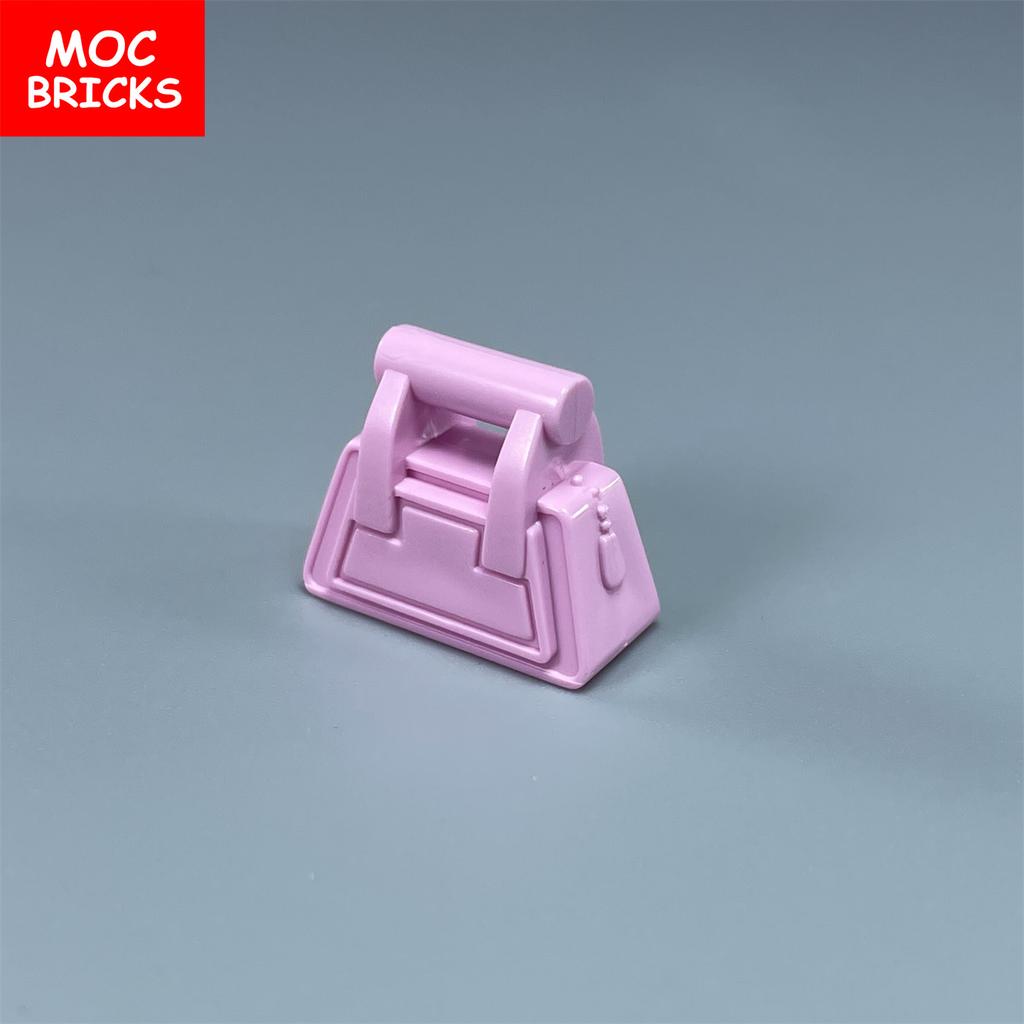 MOC Bricks Handbag Bag Backpack For Building Blocks Accessories 93091 Assembles Particles Children's Toys
