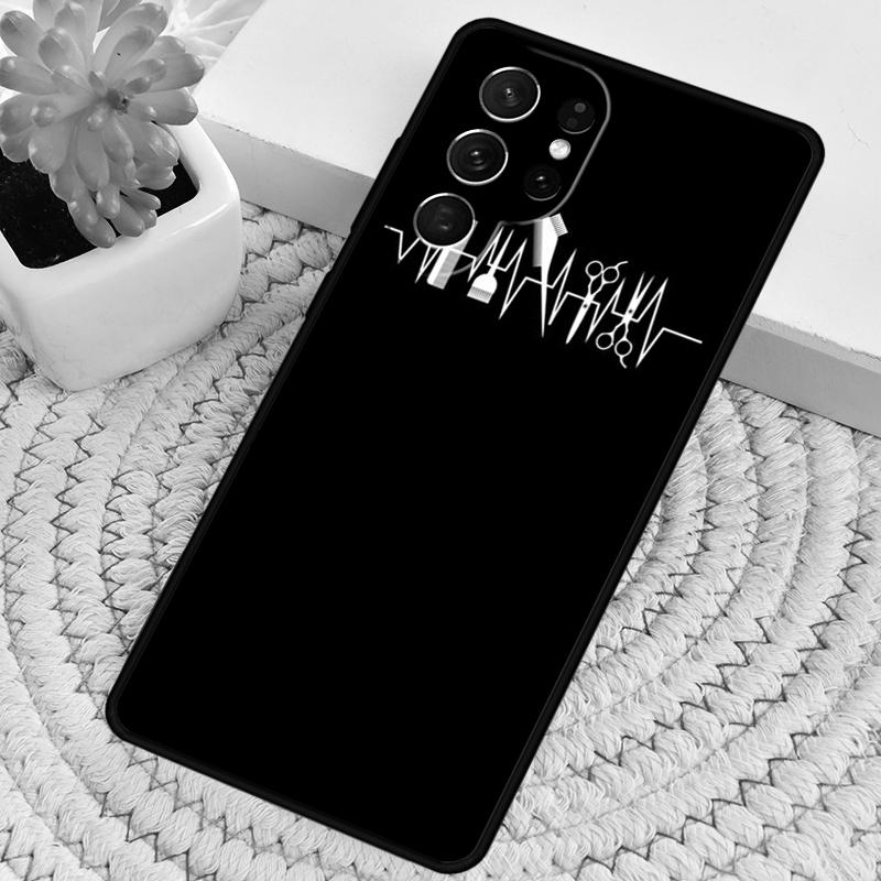 Hair Stylist Hairdresser Silicone Phone Case For Samsung Galaxy Note 10 Pro S26 S25 S24 S23 S22 S21 Plus S25Ultra Capa Cover