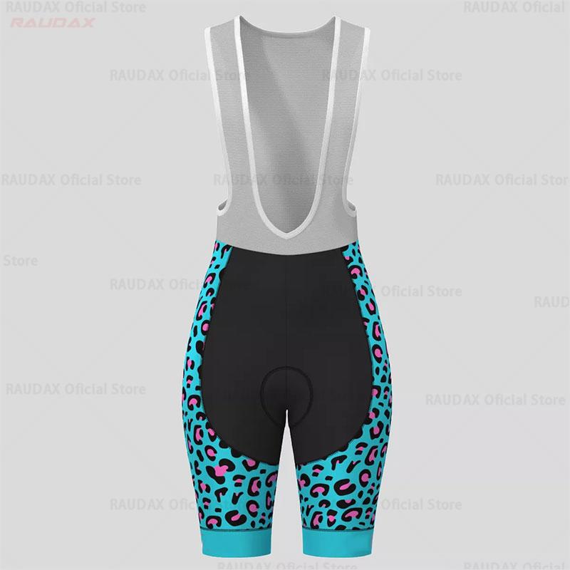 2026 Women Clothing Sets Leopard Print Cycling Jersey Summer Cycling Shorts Woman Clothes Mountain Bike Bicycle Set Sportwear