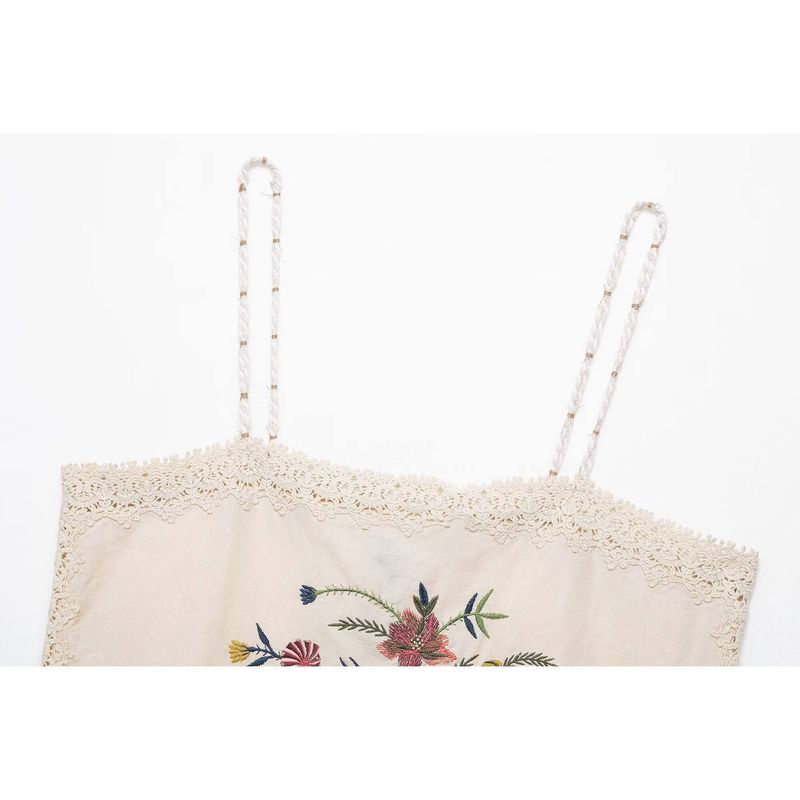 Kaslead New Women Clothes Western Style Fashion Embroidery Top Leisure Shorts 5107077 5107078
