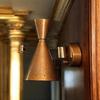 Mid-Century Modern Adjustable Raw Brass Wall Sconce Bedside Reading Light Fixture with Plug-in Design Bedroom, Living, Office