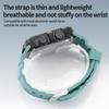Square Military Digital Watch for Men Silicone Strap Multifunction Sports Electronic Wristwatch Outdoor Student Daily Watch