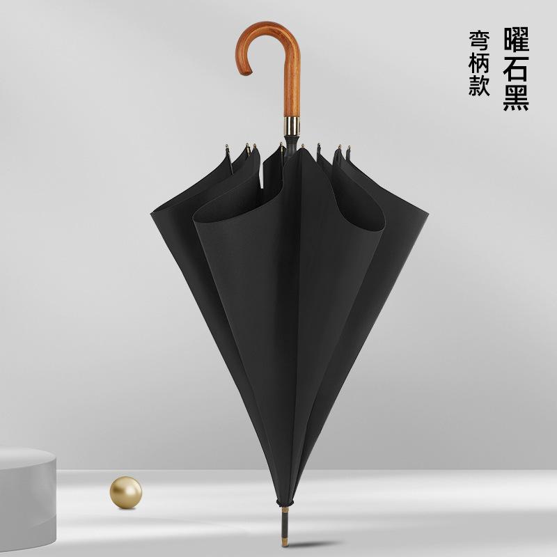 Umbrella Customized golf straight umbrella Weather and rain long-handled umbrella umbrella