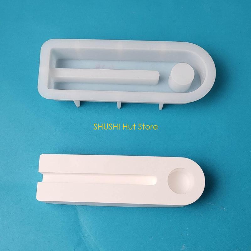 Cements 1/2Holes Candlesticks Silicone Molds Decorative Concrete Holder Making Tool for Bedroom Party Supplies D57B