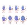 M12x1.5 M12x1.25 M12x1.75 Magnetic Oil Drain Plug Gearbox Oil Sump Drain Plug Nut Aluminum with Crush Washer Gaskets