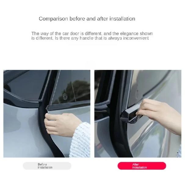Car Rear Door Handle for Ford Mustang Mach-E Protective Cover Sticker Convenient Decorative Original Modification Accessories