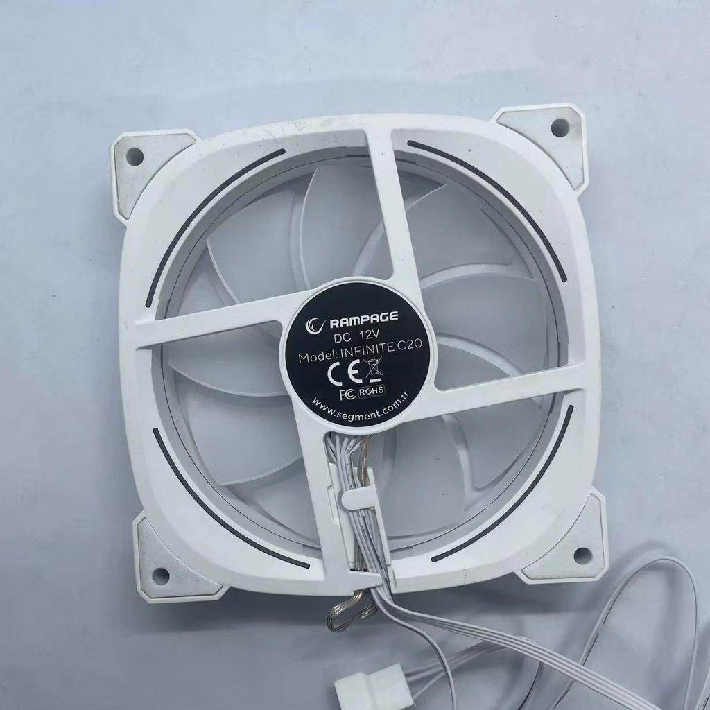 Prism Case 12CM ARGB Desktop Cooling Fan, 3-Pin, 12V/5V, Temp Control, Silent Operation