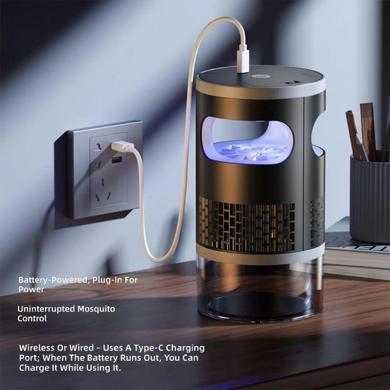 Practical Fly Zapper Fly Trap with Inhalation Technology Safe Insect Killing Light Perfect for Home Bedroom Kitchen