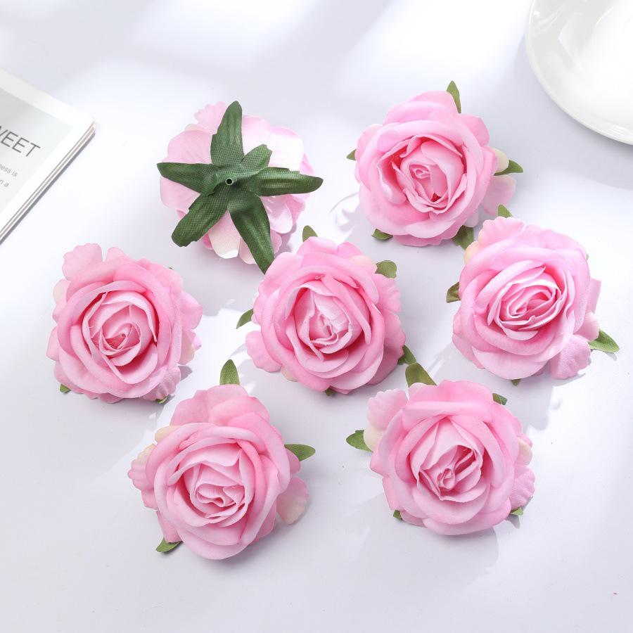 Premium Velvet Artificial Rose Heads for DIY Brooches and Clothing Accessories