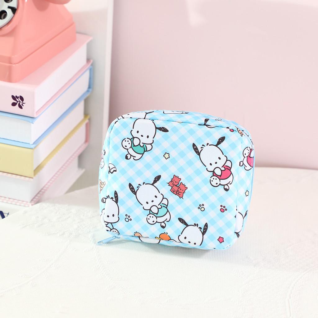 Cute Storage Cartoon Pouch Fabric Sanitary Cosmetics Girls Medicine