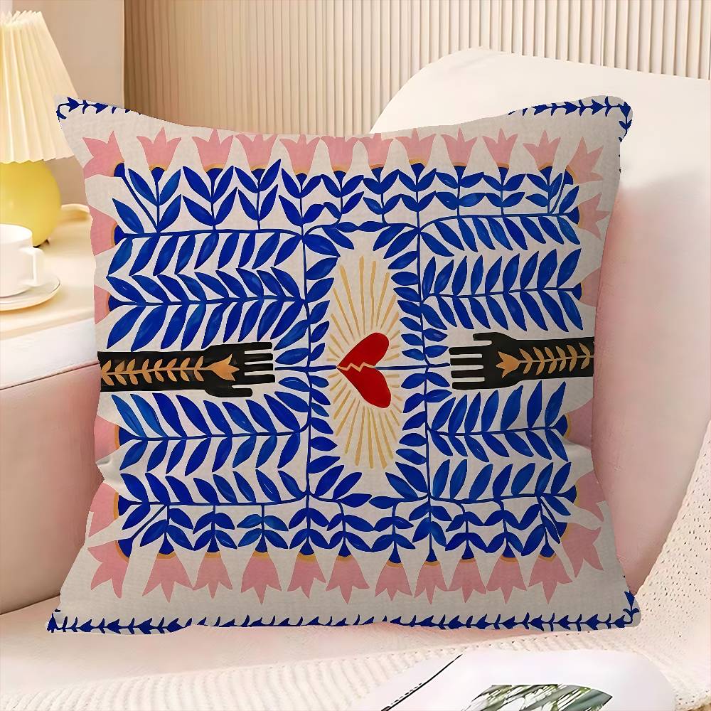 Ancient Egypt Tiger Leopard Maple Design Cushion Cover Happy Autumn Harvest decor Holiday Decorati Pillow Cover