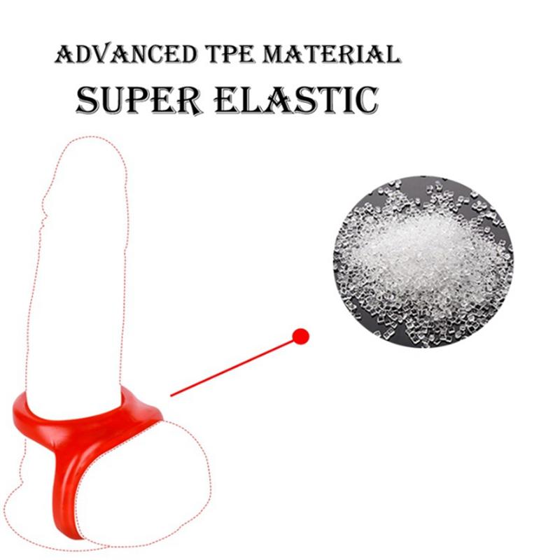 M8 Lock God Silicone Double Lock Fine Ring TPE Double Ring Beam Fine Ring Double Ring Egg Ring Penis Ring