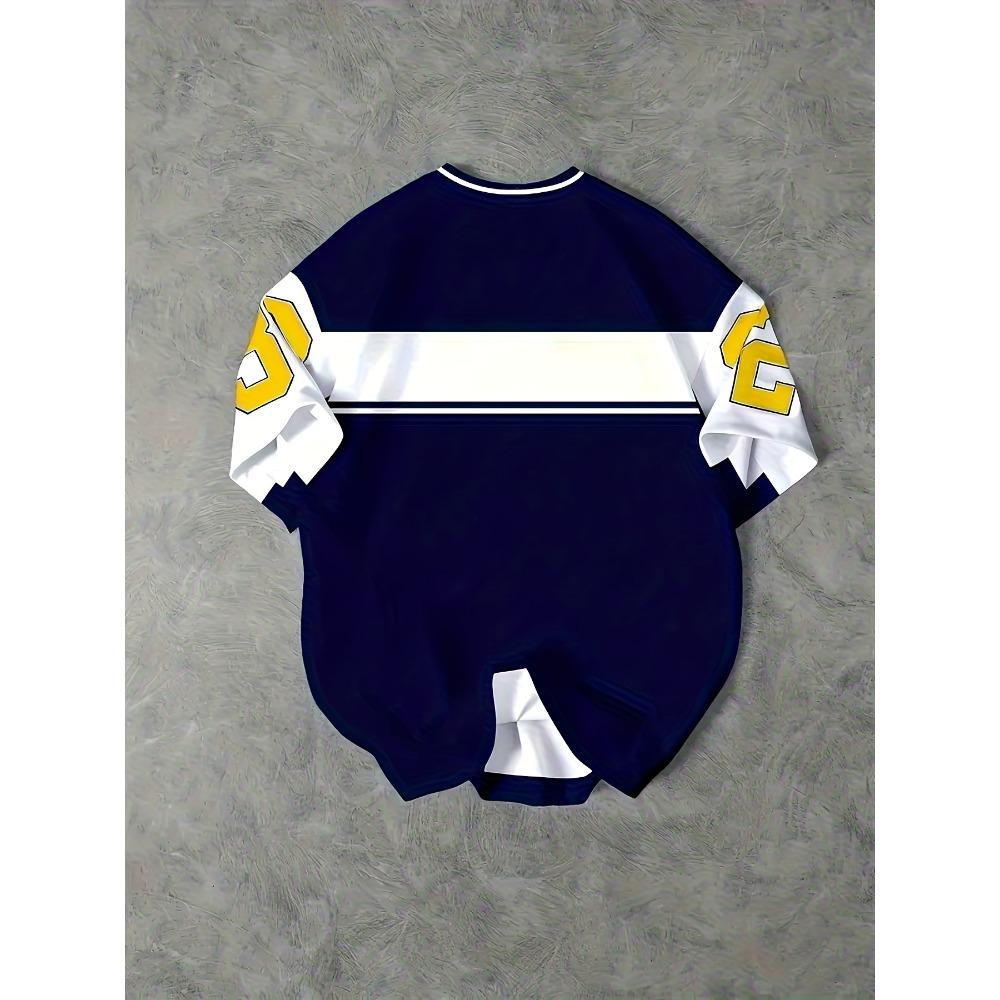 Summer New Men's T-shirt Breathable Lightweight Casual Sporty Digital Print Street Men's T-shirt