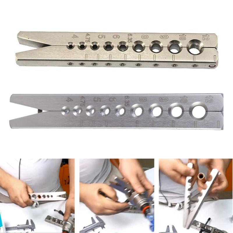 Brake Line Flarings Tool Swaging HVAC Pipe Expander Repair Eccentric ConeRefrigerations for Copper Tube 45 Degree