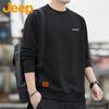 Jeep Men's Casual Long-Sleeve Round Neck Sweatshirt