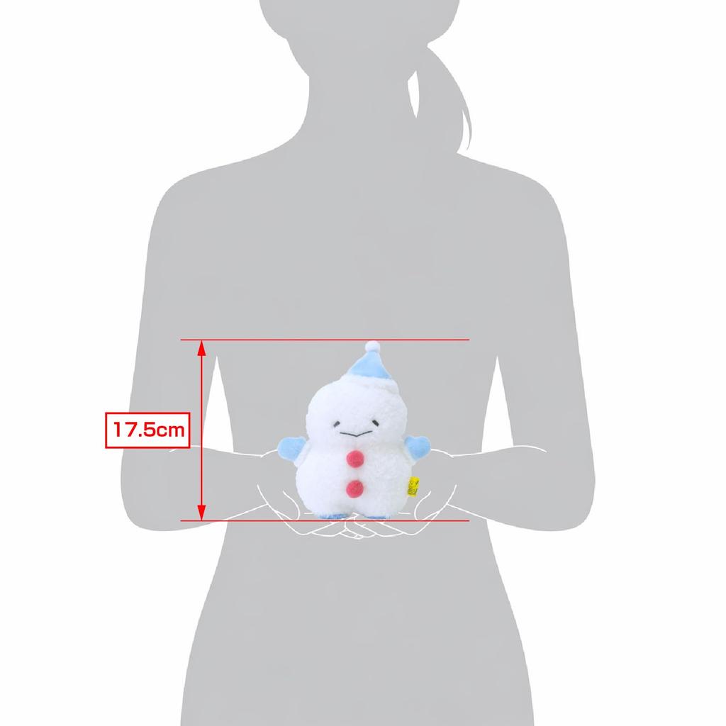 Sun Lemon Tatton Stuffed Toy S Snowman Blue 15x6x17.5cm P-9912