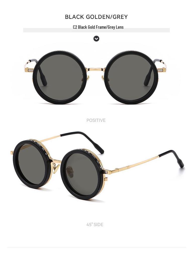 Polarized ND9-Stop Adjustable Magnetic Clip-on Sunglasses for Prescription Eyeglasses