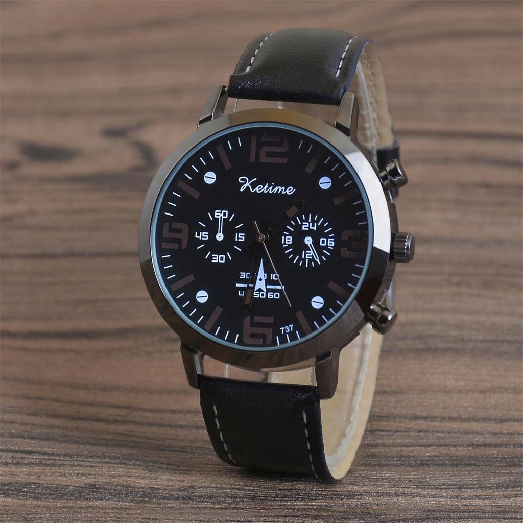 Men's Waterproof Luminous Running Alarm Clock Watch