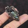 Labradorite Pendant Copper Wire Wrapped Gemstone Pendant Labradorite Jewelry Wire Wrap Jewelry Handmade Pendant Copper Jewelry Gift For Her