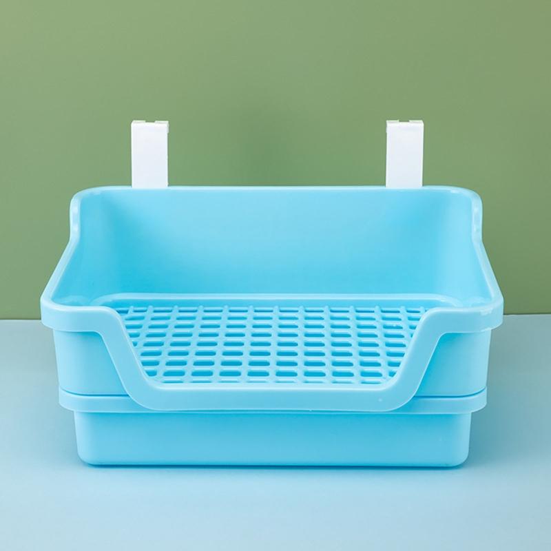 Lettiera per Conigli per Piccoli Animali Criceto Furetto Cincillà Criceto Coniglio Animale Domestico Lettiera Toilette Scatola Sabbietta Addestratore al Vasino