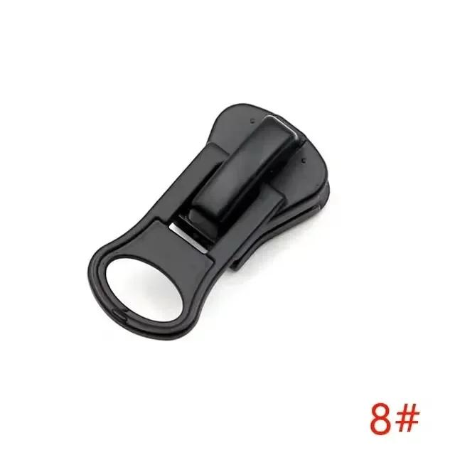 5/10Pcs 3# 5# 8# 10# 15# Zipper Sliders for Resin Zips Tape Replaceable Zippers Head Puller Jacket Coats Zip Repair Sewing Craft