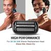 3X 53B Shaver Replacement Head for Braun S5 S6 Razors, 6072cc, 6090cc, 6020s, 6040c, 5035s, 5020s, 5050csEasily Attach