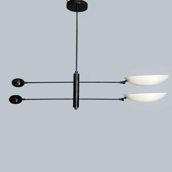 2 Pendant Light | Antique Brass Sputnik Chandelier Light | Mid Century Brass Modern Ceiling | Custom Kitchen Light Fixture