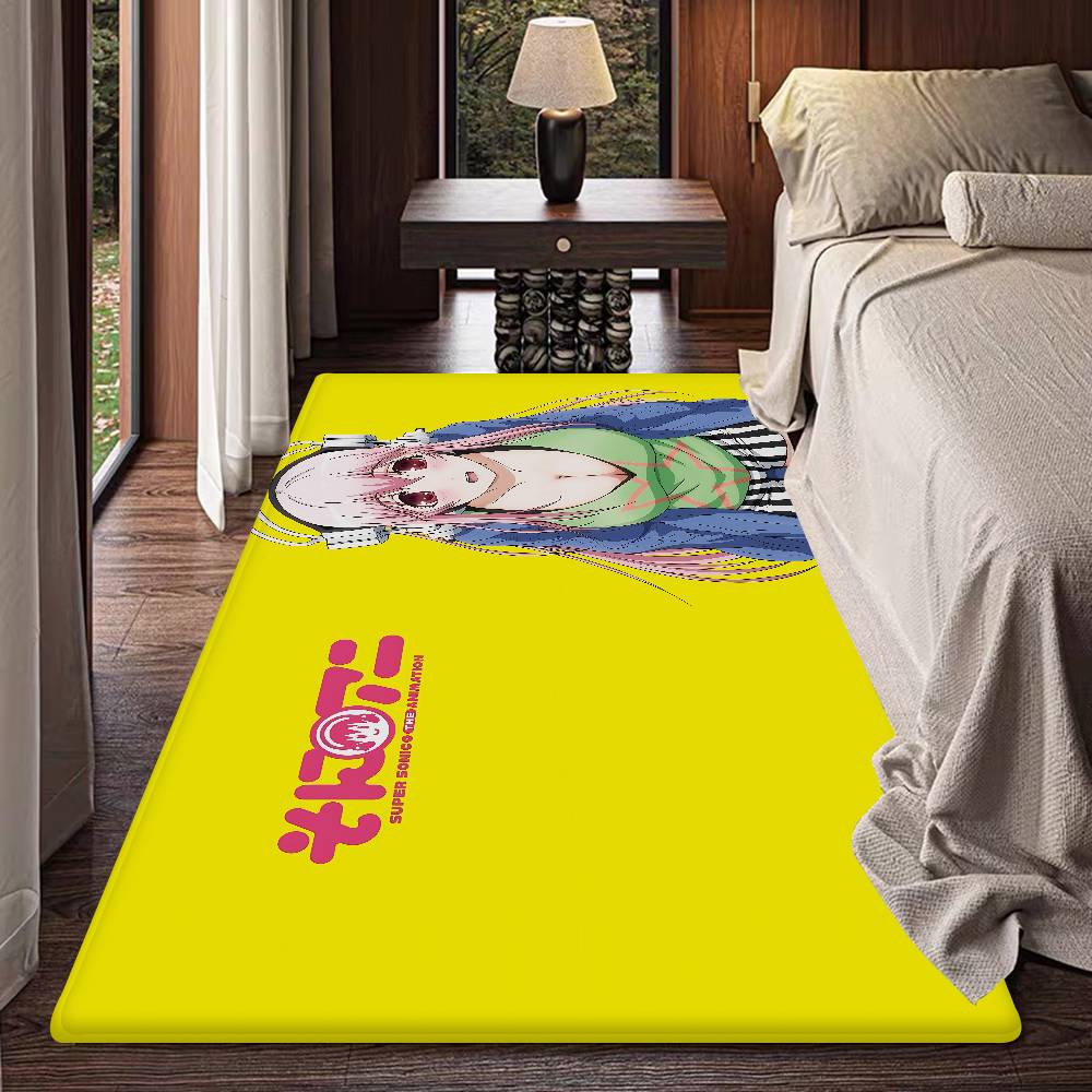 Super Sonico Manga Room Mats Washable Non-Slip Living Room Sofa Chairs Area Mat Kitchen Alfombra