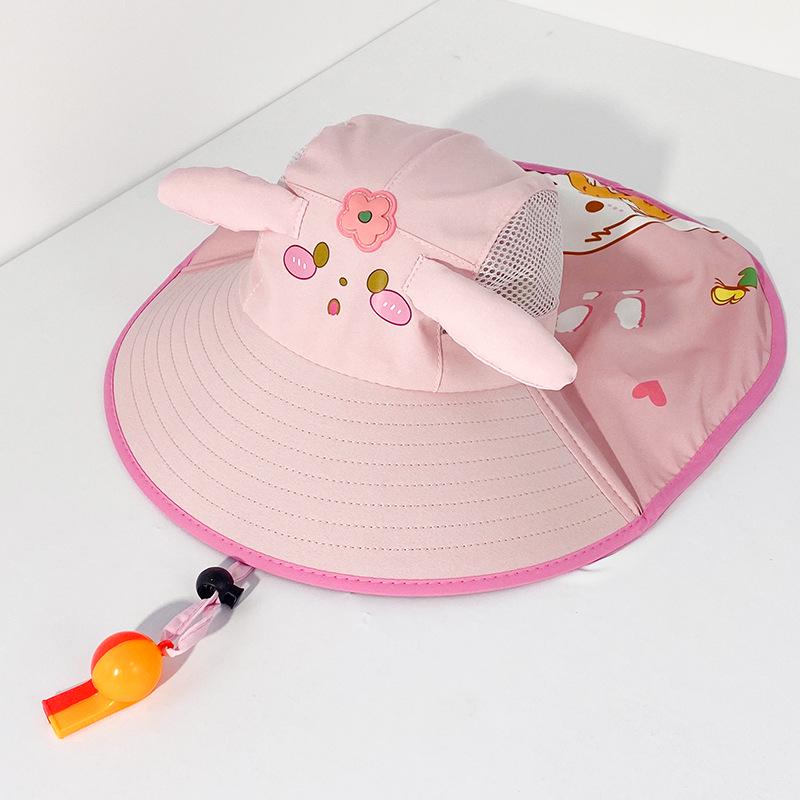 Kinder UV-Schutz Sonnenhut - Atmungsaktiv, Große Krempe, Unisex Sommerhut