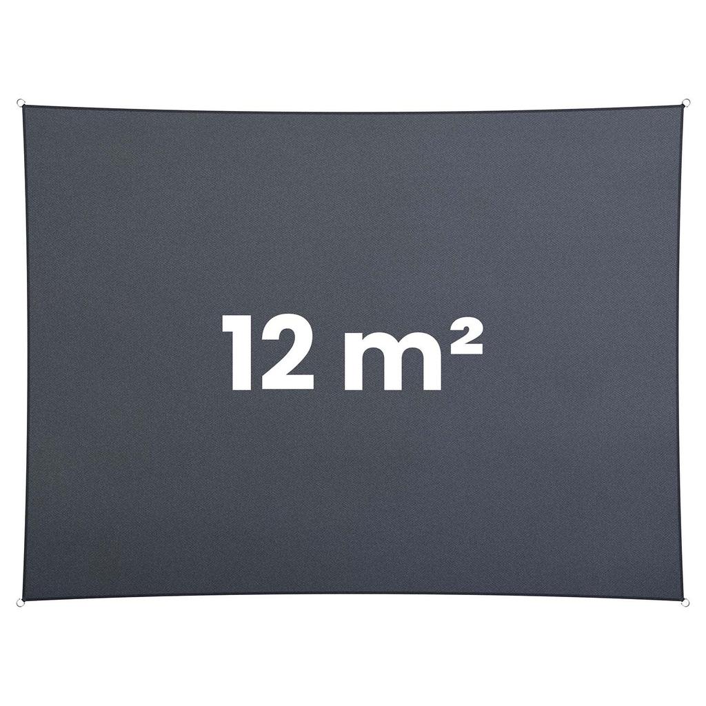 Telo Parasole Rettangolare 3X4M Plonos Pl-885 Grigio