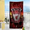 Liverpool Team Customize Your Name Beach Towel Quickdry Soft Microfiber Portable For Swimmingbeachcamping Travel Beach Accessoriesgym