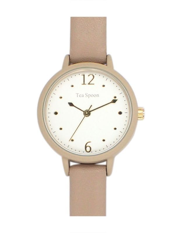 

[Follow] Watch Tea Spoon Beige Case Watch E03721A-1 BE Ladies Beige