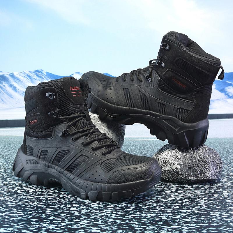 

Men s Tactical Boots Lace Up Desert Work Ankle Hiking Shoe Climbing Shoes Sneakers 40
