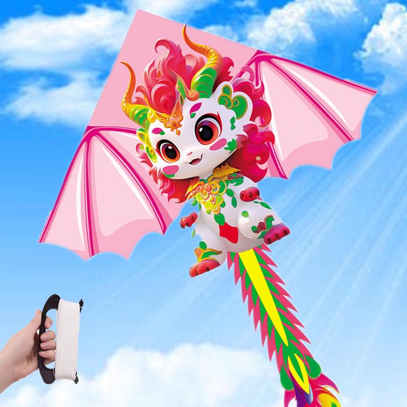 Weifang Snake Treasure Cartoon Kite - Easy-to-Fly for Adults & Kids