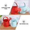 VANZACK 4Pcs Iron Watering Can Kids Watering Can Mini Sprinkler Bucket Kids Gardening Water Pot Mini Watering Can for Garden Yarde Home Plants Flower