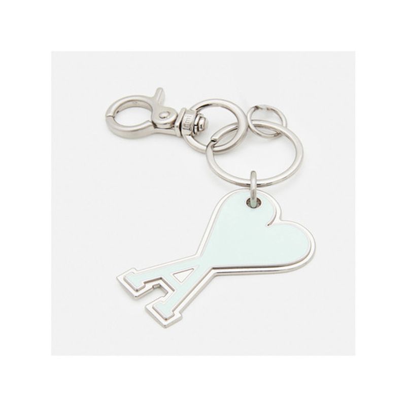 

AMI [Same-day] AMI Heart Logo Keychain Keyring Aqua UKR900 363 441 Aqua