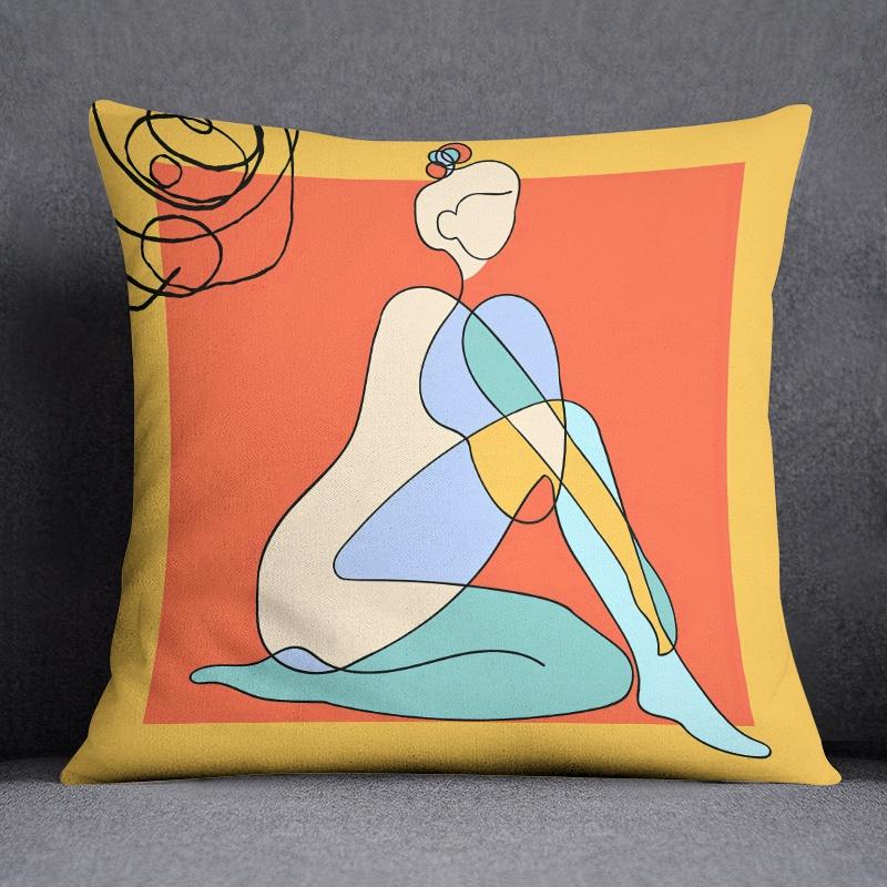 Polyester Pillowcase  Gift Home Office Decor  Bedroom Sofa Car Cushion Cover