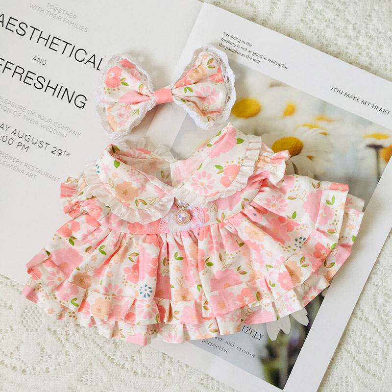 Medium 30cm Handmade Doll Clothes for Jointed Bear - S Size Belle Lulu Outfit Gift for Girls