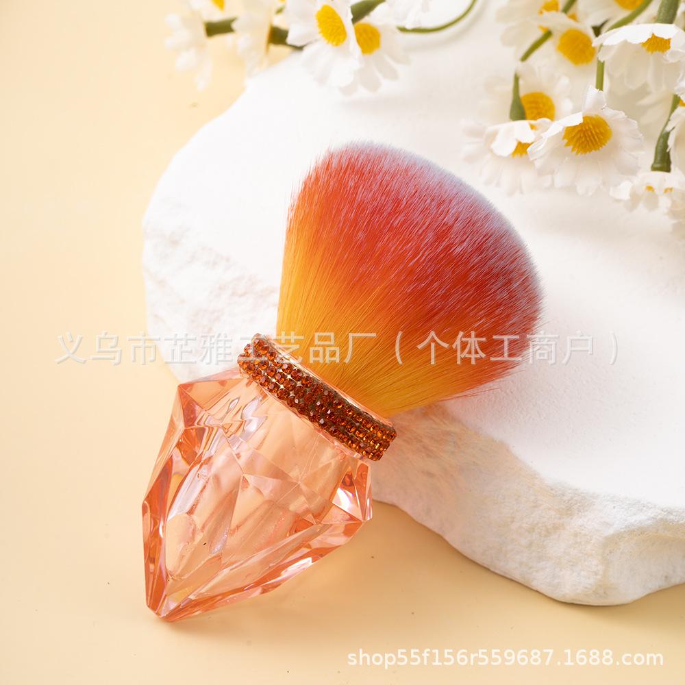 Diamond-set Diamond Premium Sense Multifunctional Hot Sale Single Nail Art Dust Loose Powder Brush Makeup Brush Beauty Tools